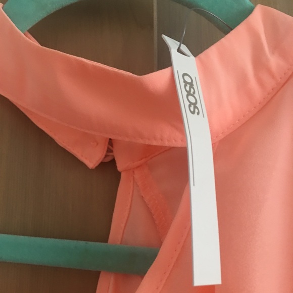 ASOS Ruffle Blouse with Exposed Shoulder - Picture 4 of 4